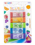 Tutti Frutti Scented Erasers (5/Pack)