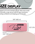 Pink Bevel Eraser (4/Pack)