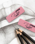 Pink Bevel Eraser (4/Pack)