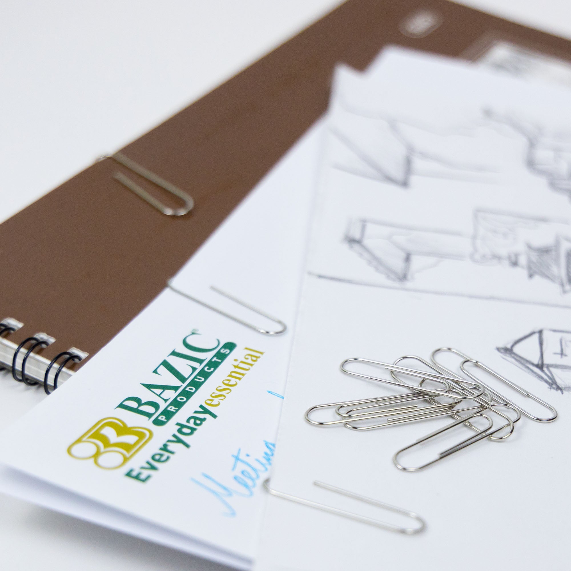 No.1 Regular (33mm) Silver Paper Clips (200/Pack)