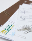 Paper Clip (33mm) No.1 Regular Silver (200/Pack)