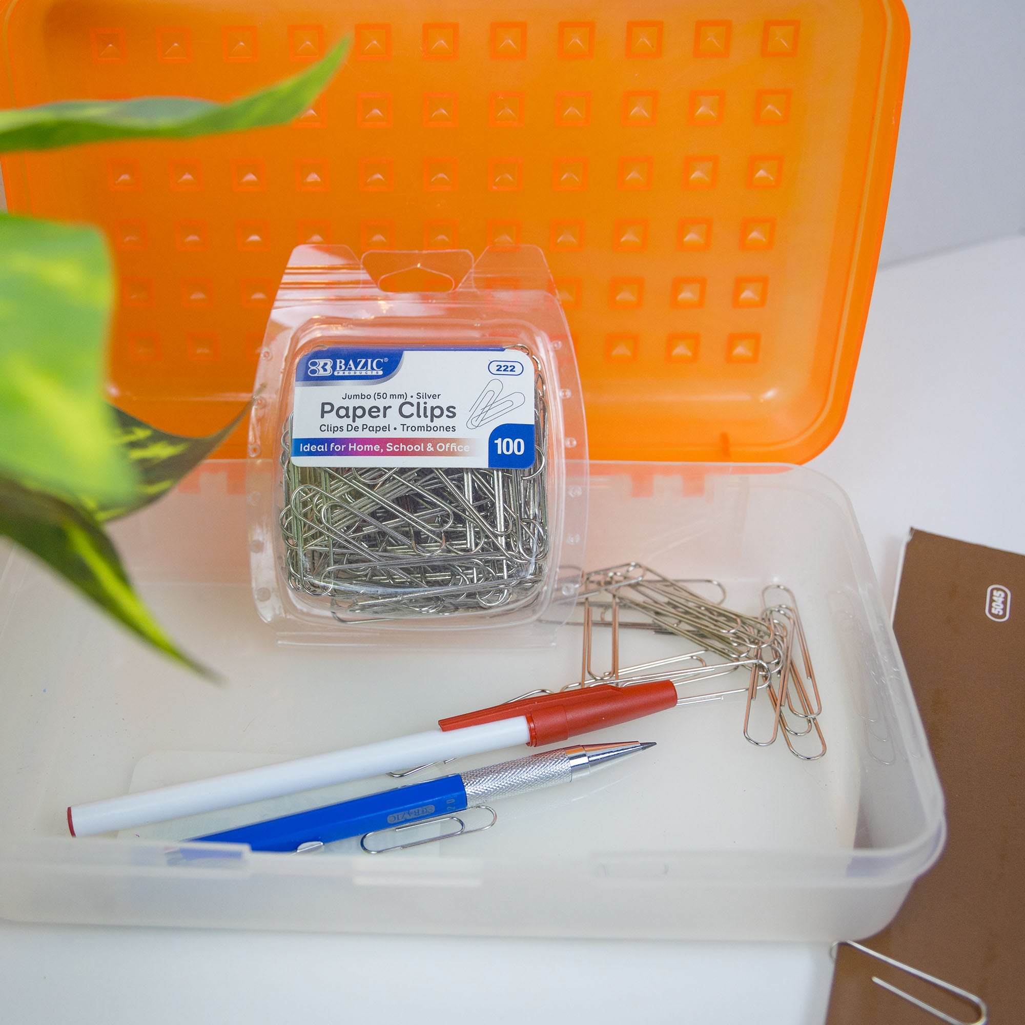 No.1 Regular (33mm) Silver Paper Clips (200/Pack)