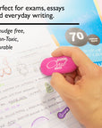 Bright Color Oval Eraser (4/Pack)