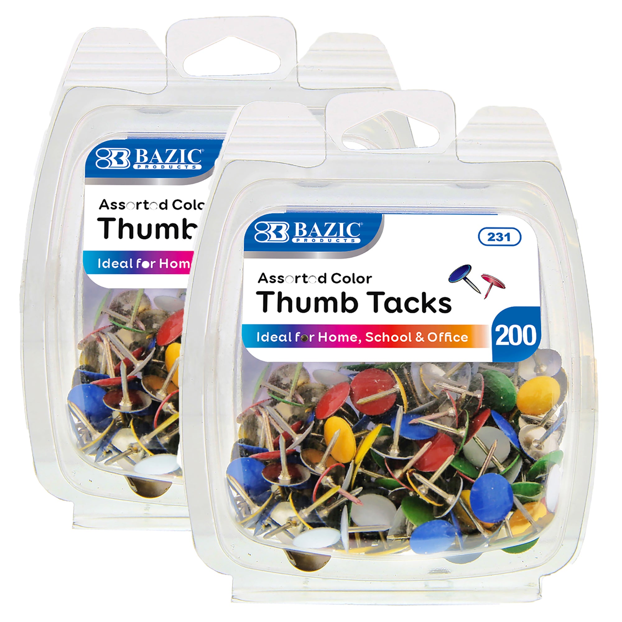 Assorted Color Thumb Tack (150/Pack)