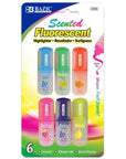 Fruit Scented Mini Highlighters (6/Pack)