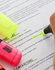 Mini Desk Style Fluorescent Highlighters (4/Pack)