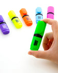 Mini Desk Style Fluorescent Highlighters (4/Pack)