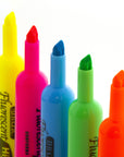 Desk Style Fluorescent Highlighters (12/Box)