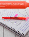 5 Fluorescent Gel Highlighters