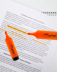 Fluorescent Highlighters w/ Pocket Clip (3/Pack)