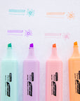 Pastel Highlighters w/ Pocket Clip (3/Pack)