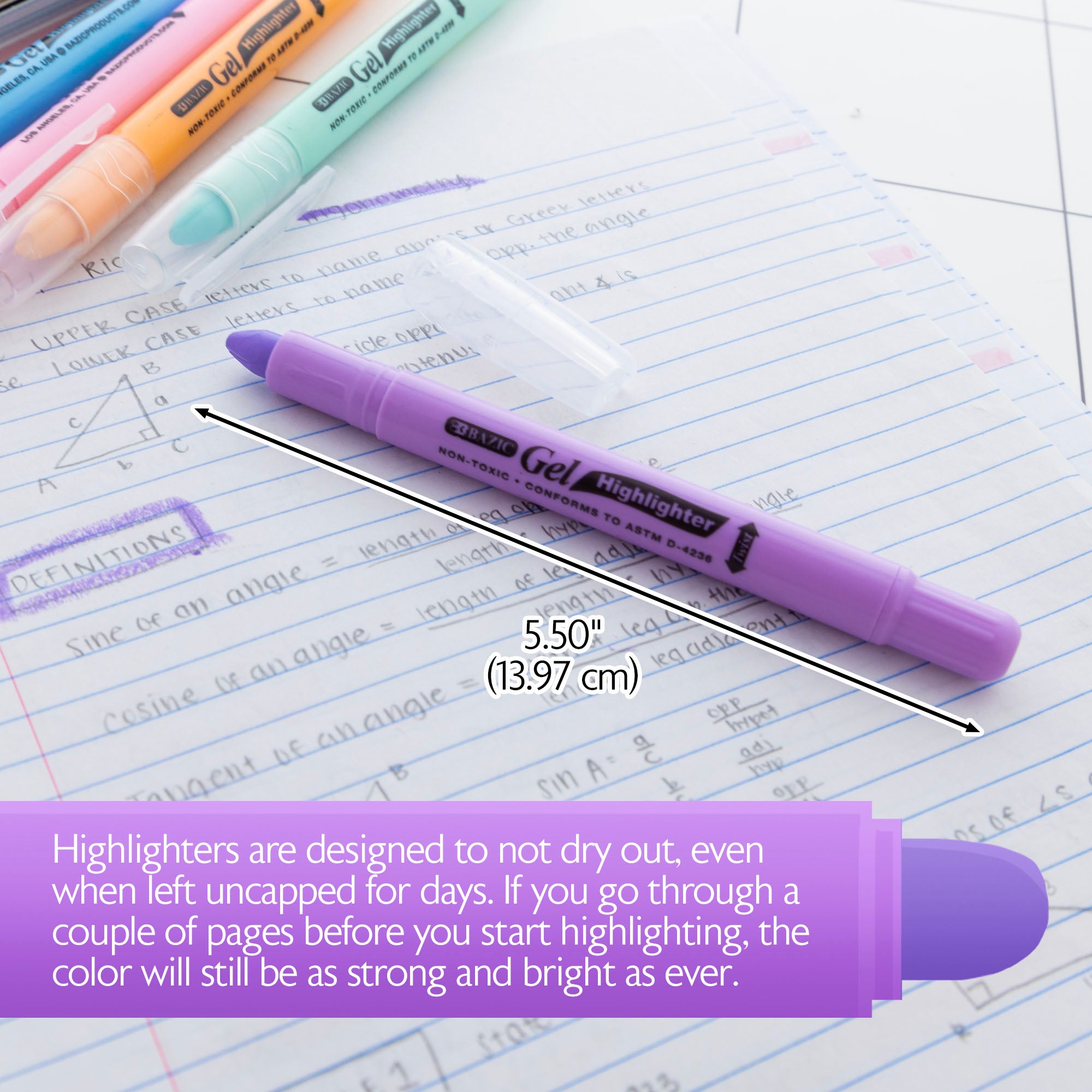 12 Gel Highlighters