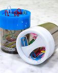 Magnetic Paper Clips Holder w/ No. 1 Paper Clip Assorted Color