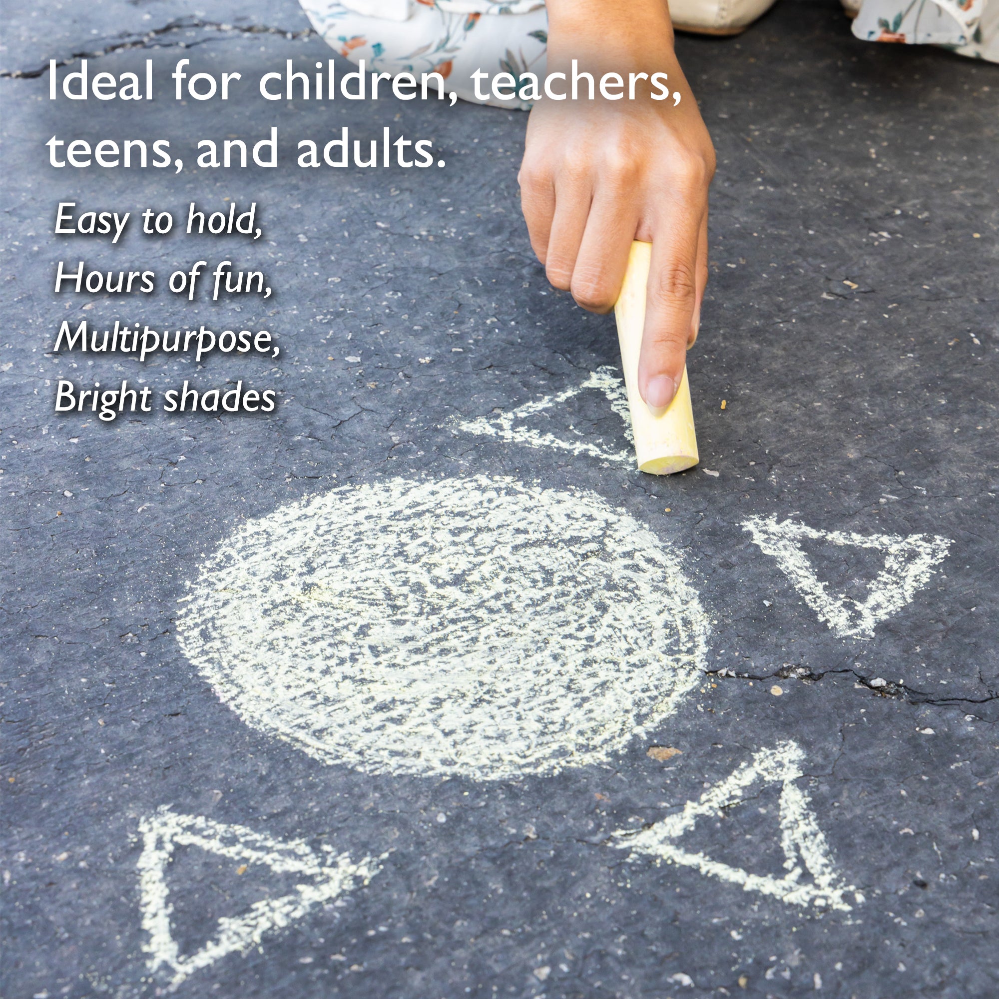6 Jumbo Sidewalk Chalks