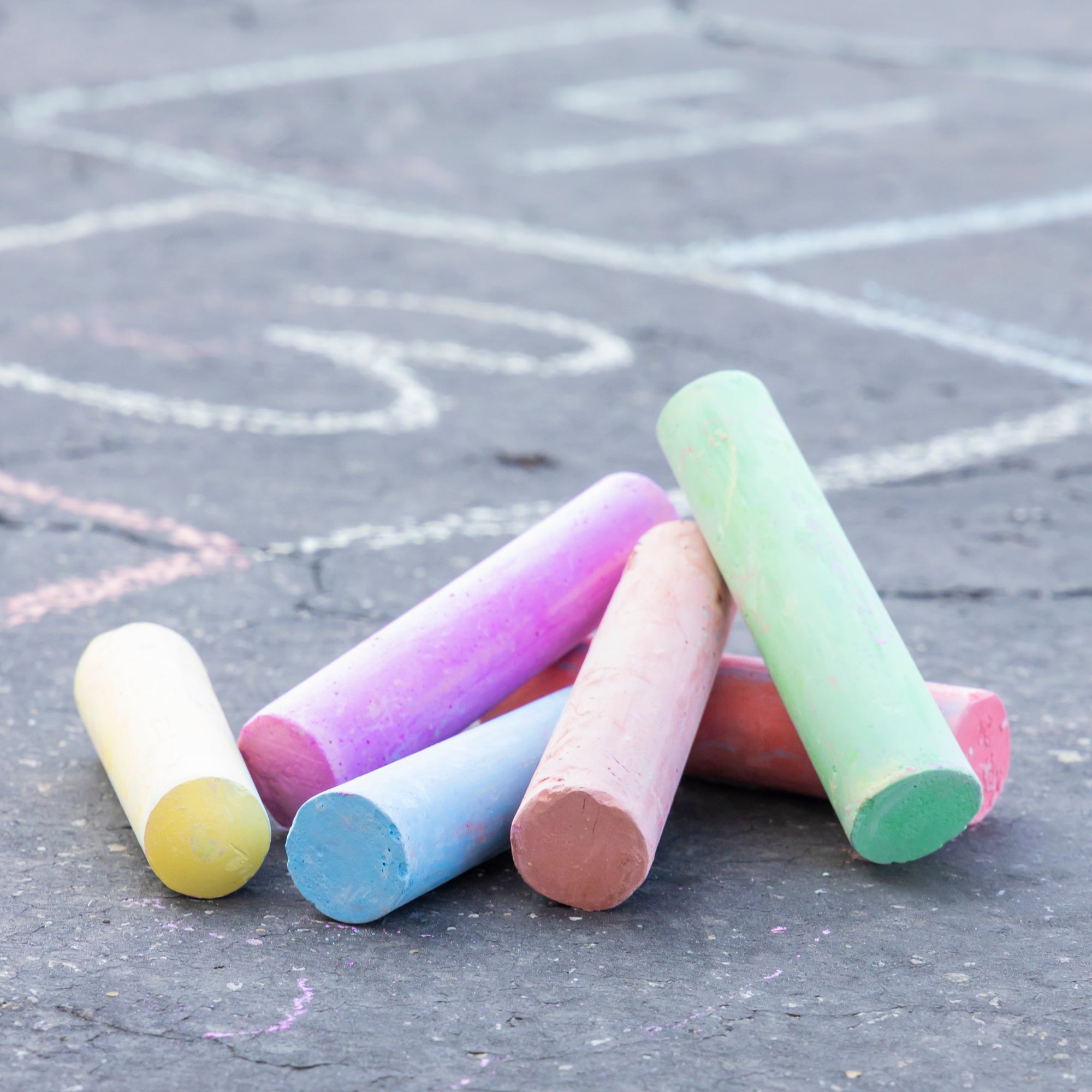 6 Jumbo Sidewalk Chalks