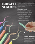 Dustless Assorted Color Chalk (24/Box)