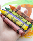 8 Color Premium Jumbo Triangle Crayons