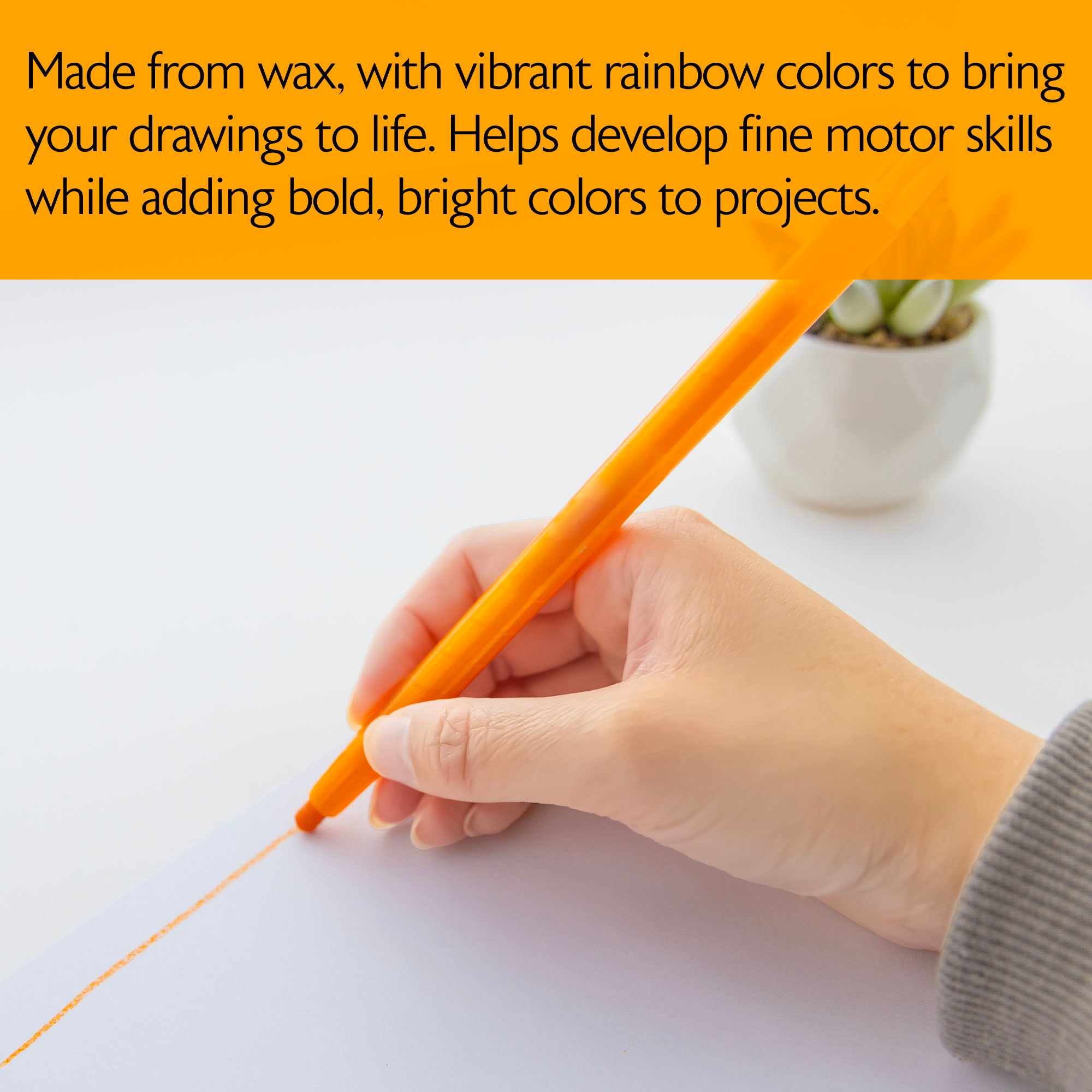 12 Color Twist-Up Propelling Crayons