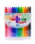 12 Color Twist-Up Propelling Crayons