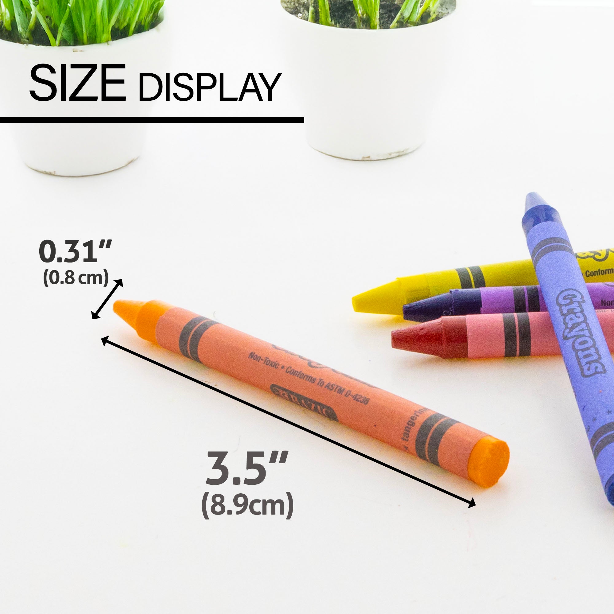 8 Color Premium Crayons