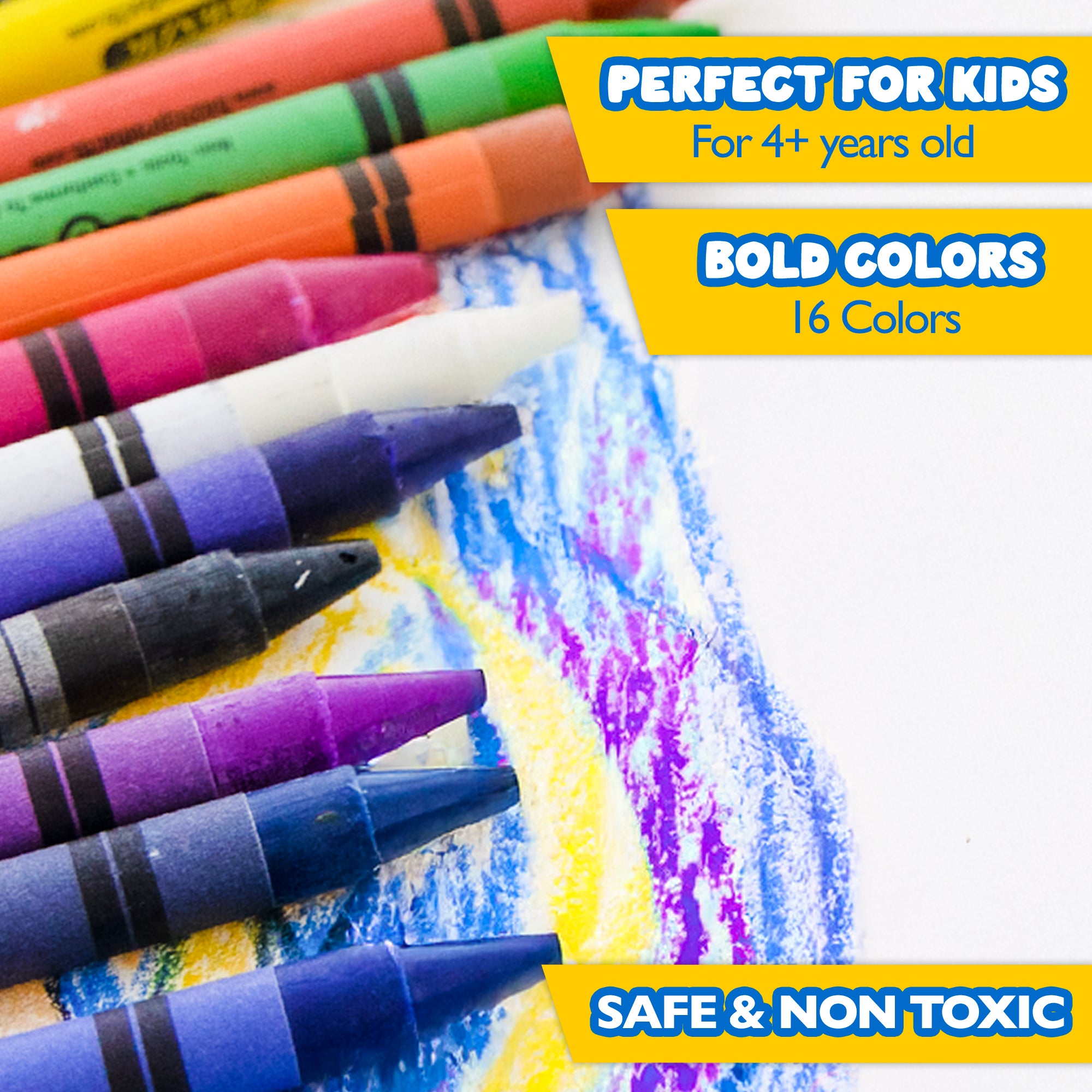 16 Color Premium Crayons