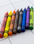 8 Color Premium Jumbo Crayons