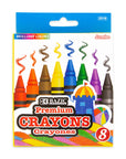 8 Color Premium Jumbo Crayons