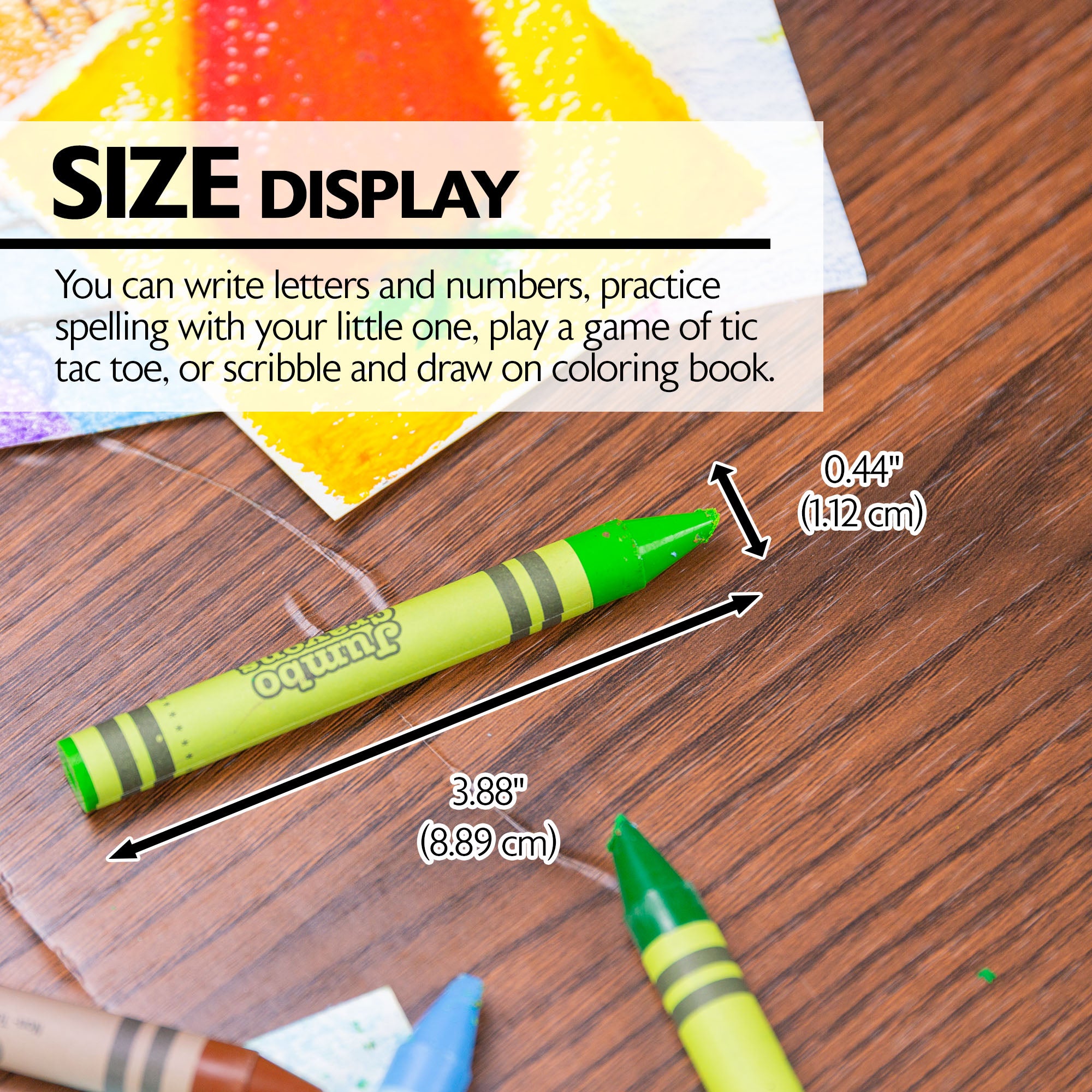 12 Color Premium Jumbo Crayons