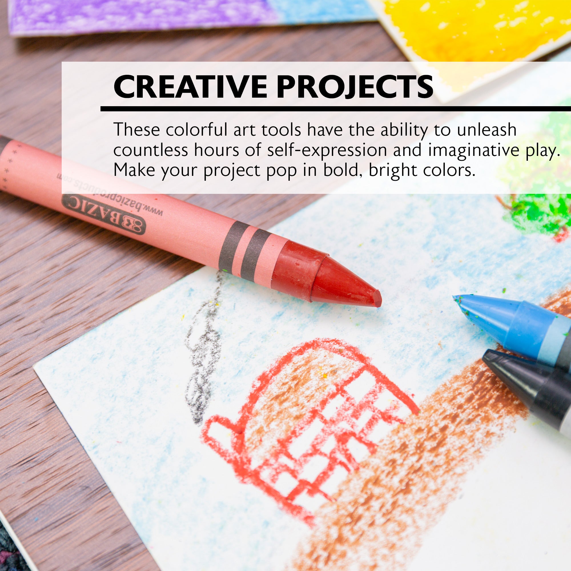 12 Color Premium Jumbo Crayons