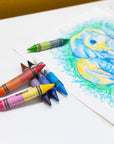 12 Color Double-Ended Premium Super Jumbo Crayons