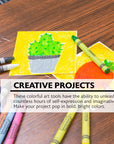 24 Color Washable Premium Crayons
