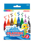 8 Color Washable Premium Jumbo Crayons