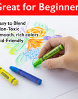 12 Color Jumbo Oil Pastels