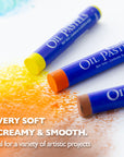 50 Colors Oil Pastels