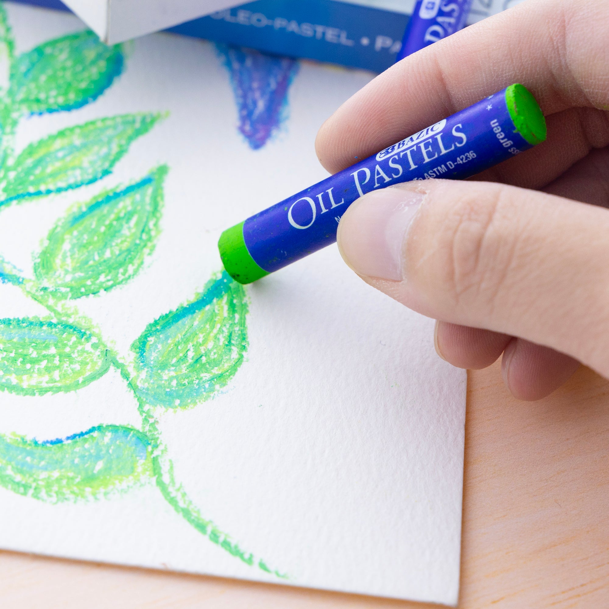 50 Colors Oil Pastels
