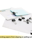 Small 3/4" (19mm) Black Binder Clip (12/Box)