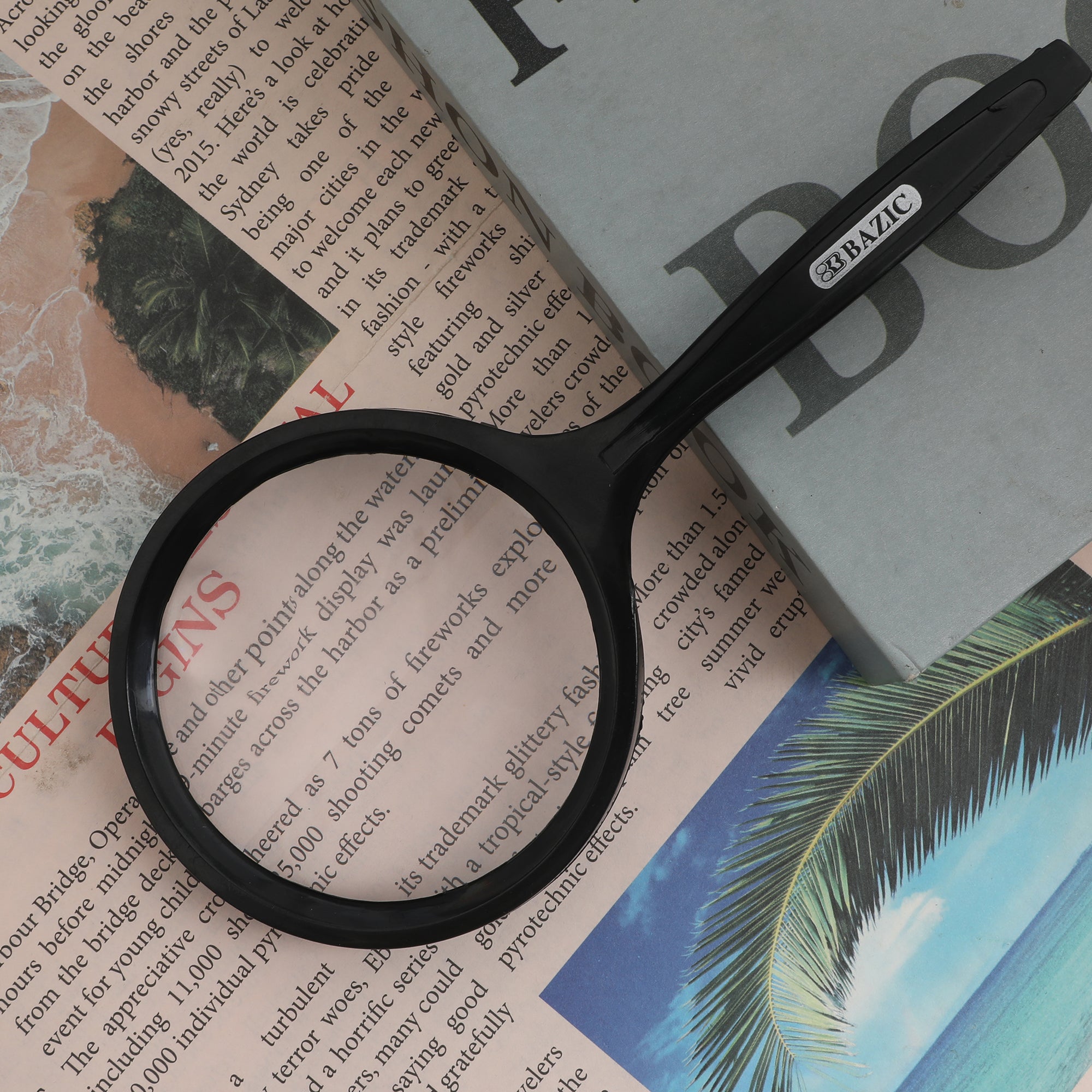 3" Round 2x Handheld Magnifier & 4x Bifocal Inset