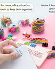 Push Pin, Paper Clip, Binder Clip, Magnetic Button Combo Sets