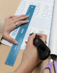 17.5" X 5' Clear Self Adhesive Book Cover