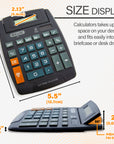 8-Digit Large Desktop Calculator w/ Adjustable Display
