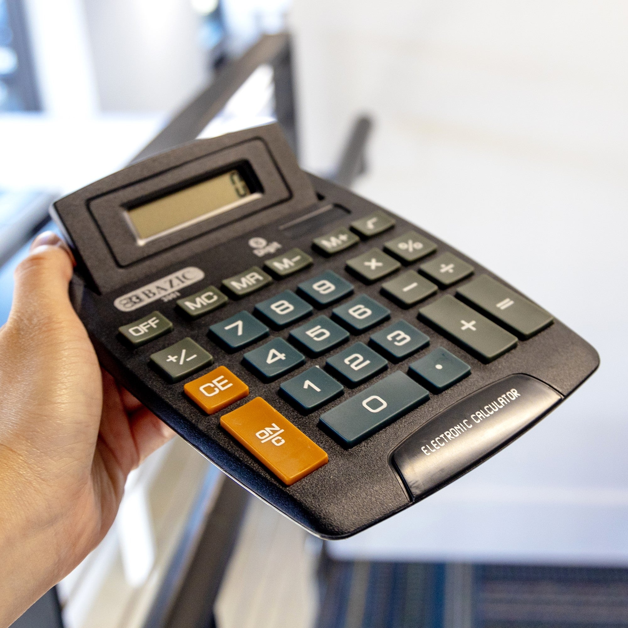 8-Digit Large Desktop Calculator w/ Adjustable Display