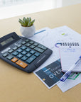 8-Digit Large Desktop Calculator w/ Adjustable Display