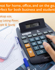 8-Digit Large Desktop Calculator w/ Adjustable Display