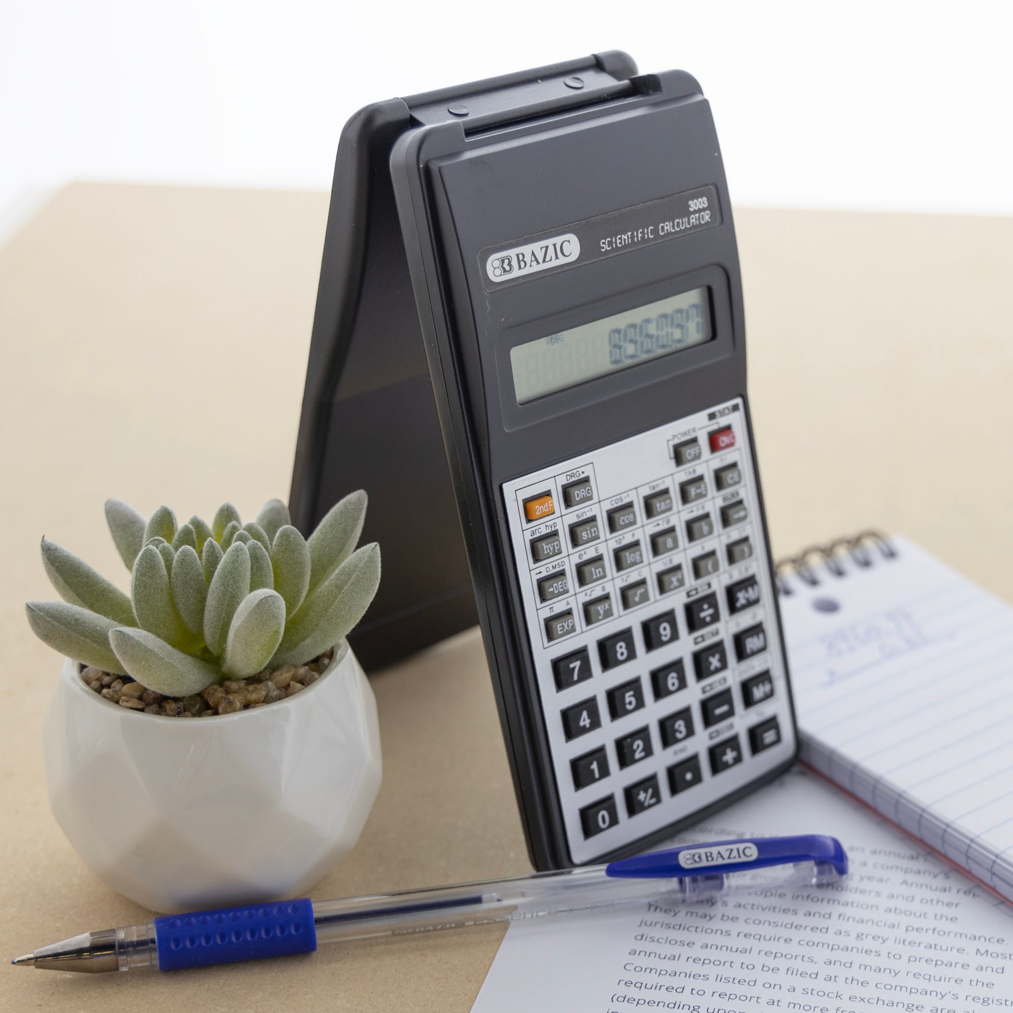 56 Function Scientific Calculator w/ Flip Cover