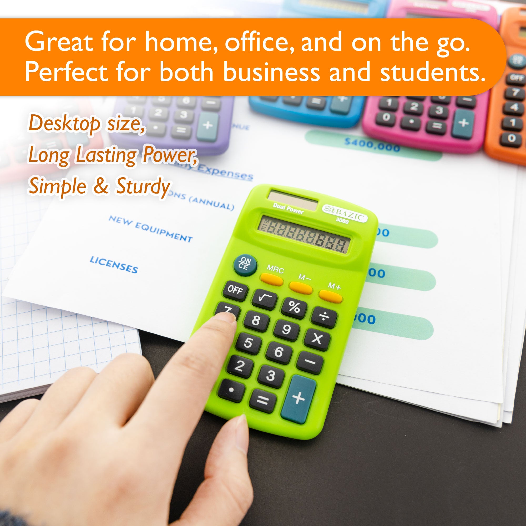 8-Digit Dual Power Pocket Size Calculator
