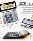Desktop Calculator 12-Digit Profit Calculation Tax Functions