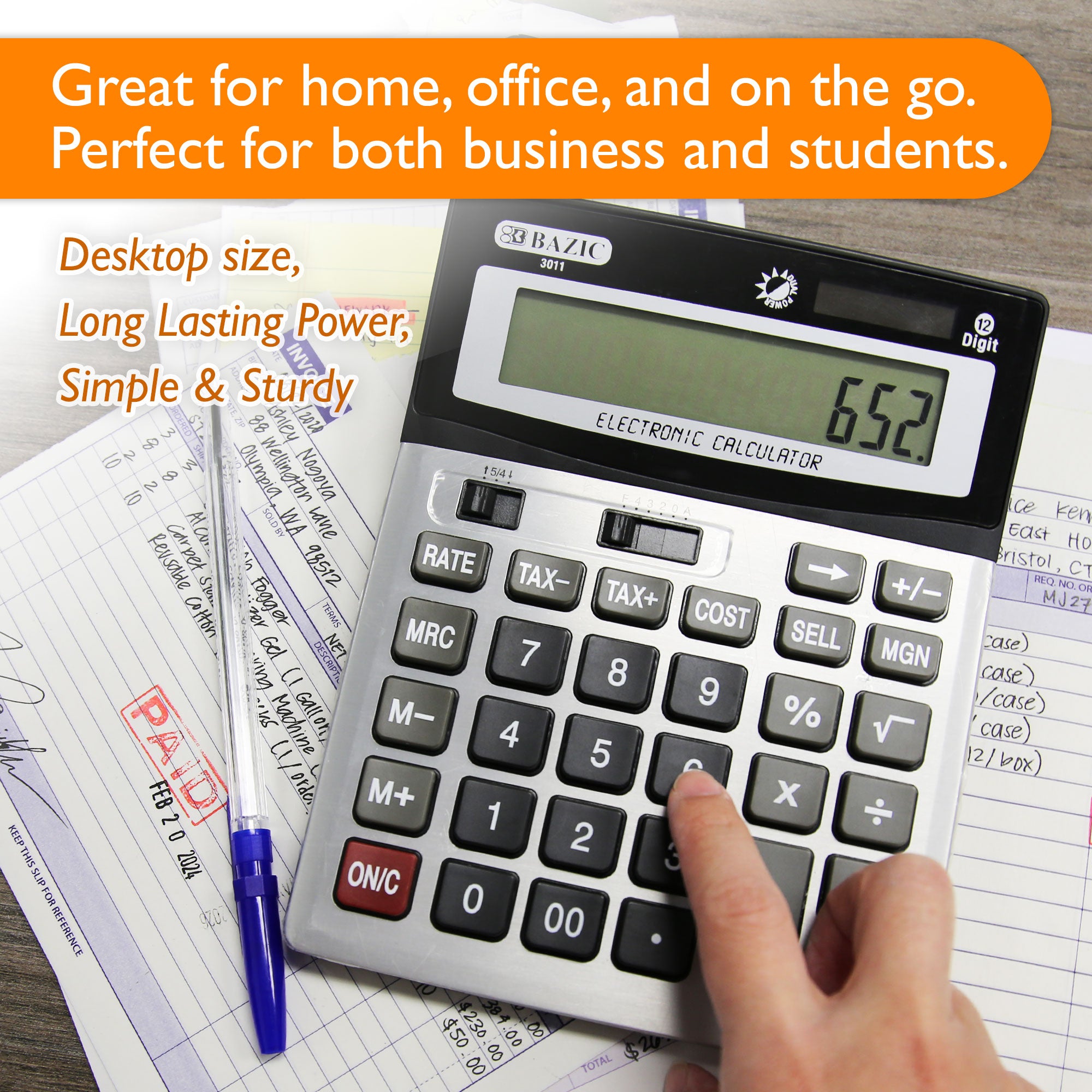 12-Digit Desktop Calculator w/ Profit Calculation & Tax Functions