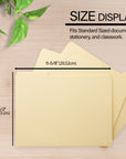 1/3 Cut Letter Size Manila File Folder (12/Pack)