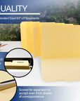 1/3 Cut Letter Size Manila File Folder (6/Pack)