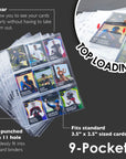 Top Loading 9-Pockets Trading Card Holders (10/Pack)